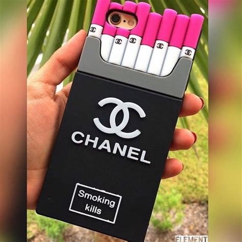 chanel cigarette iphone 8 case|chanel iphone cases for sale.